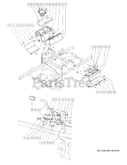 Cub Cadet M54-KW (53AI8CT4050) - Cub Cadet 54" Tank Zero-Turn Mower, 25hp Kawasaki Brake Assembly