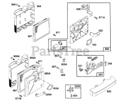 Briggs & Stratton 124802-3421-01 - Briggs & Stratton Vertical Engine Air Cleaner Groups, Brake