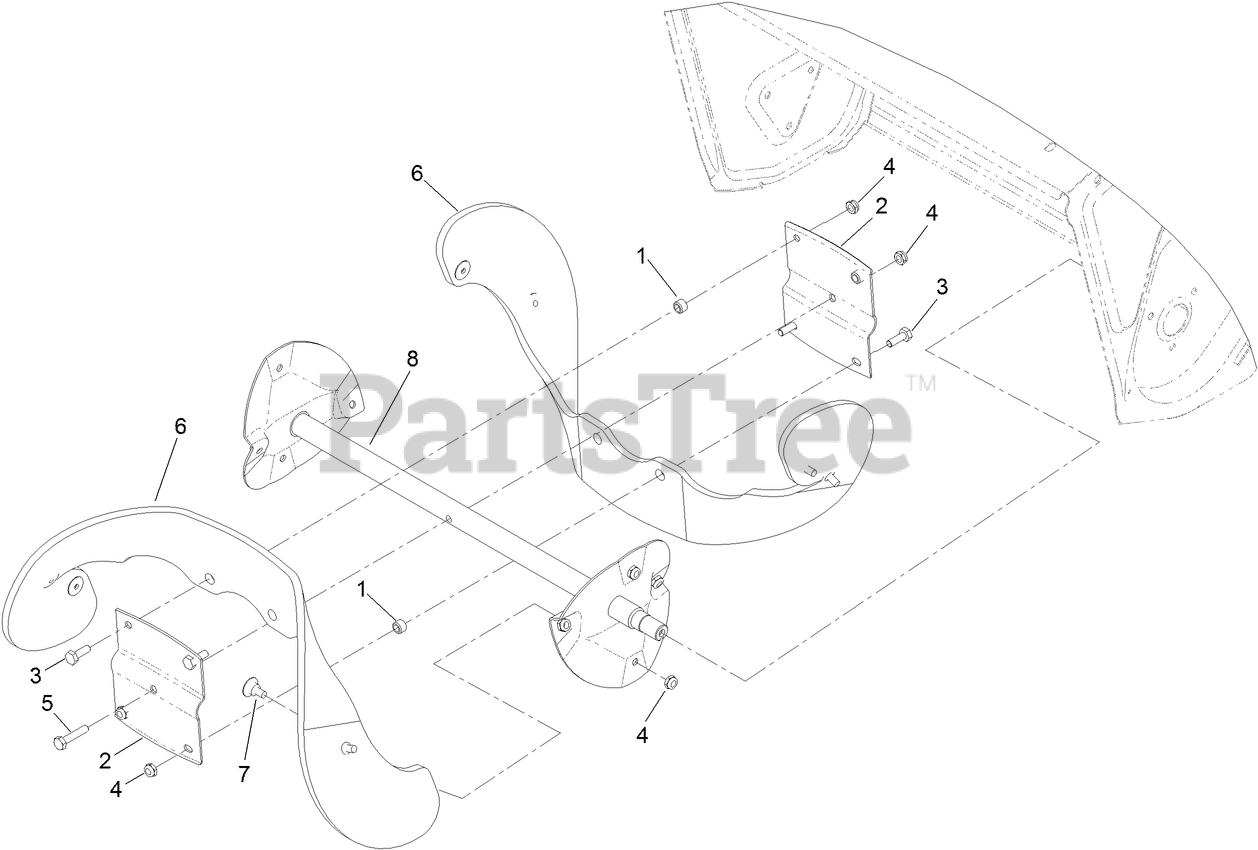 Toro 38754 (721 R-C) - Toro 21" Power Clear Commercial Snow Thrower (SN