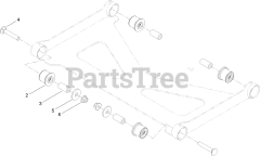 Toro 74055 TA (4000) - Toro 60" Z Master Zero-Turn Mower (SN: 415400000 - 416274271) Deck Strut Assembly No. 140-1179