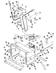 Snapper 8263E (80007) - Snapper 26" Snow Thrower, 8hp