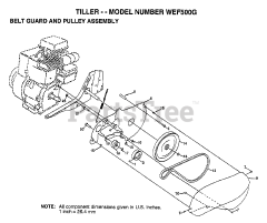 Weed Eater WE F500 G - Weed Eater Tiller (1999)