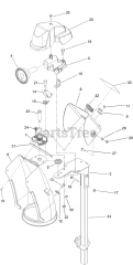 Toro 37798 (824 OE) - Toro 24" Power Max Snow Thrower (SN: 411309389 - 412999999) Chute Assembly