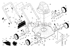 Murray M 22450 (96114002500) - Murray 22" Walk-Behind Mower (2012)