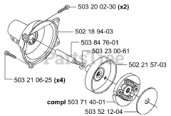 Husqvarna 225 E - Husqvarna Handheld Edger (2000-10) Clutch Assy.