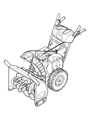 Craftsman 247.888300 (31AH55TH799) - Craftsman Snow Thrower (2009) (Sears)