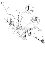Gravely 926063 - Gravely 36" Power Brush, Subaru (SN: 000101 - 000999)