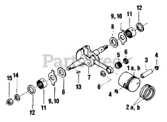 Shindaiwa 450 - Shindaiwa Chainsaw Piston, Crankshaft