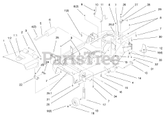 Toro 78370 - Toro 52" Side-Discharge Mower Deck for 5xi Tractors (SN: 089000001 - 089999999) (1998)