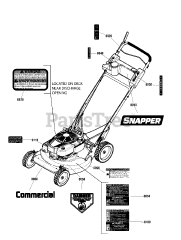Snapper CRP 218520 (7800847-01) - Snapper 21" Walk-Behind Mower, 8.75hp