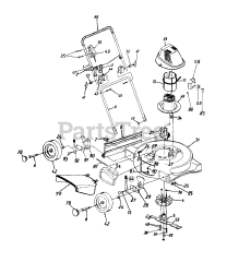Yard Machines 18A-707-372 - Yard Machines Walk-Behind Mower, Electric (1997) (Hechinger)