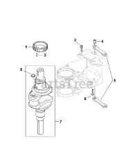 Cub Cadet LT 1045 (13BP11CH756) - Cub Cadet 46" Lawn Tractor (2007 & Before) Kohler SV600-0217 Crankshaft