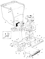 MTD 24665-8 - MTD Walk-Behind Vacuum (1988)