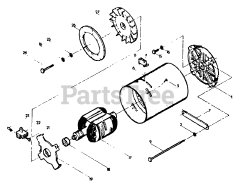 Generac 4W112 (8923-0) - Generac 5,000 Watt Portable Generator Stator Assembly
