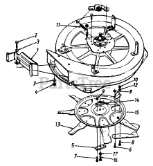 Cub Cadet 093 (190-093-100) - Cub Cadet 30" Mulch Kit (1996) att