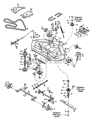 Troy-Bilt 14056 - Troy-Bilt 42" Rear-Discharge Mower Deck (SN: 140560100101 & Above)