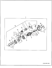 Subaru Robin RGV12K36030 - Subaru Robin Generator 500 Starter Motor