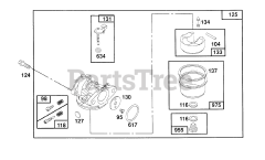 Briggs & Stratton 126802-4402-01 - Briggs & Stratton Vertical Engine Carburetor Assembly