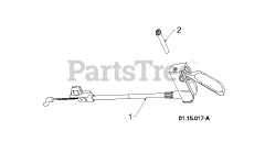 Poulan Pro 961980057-04 - Poulan Pro Snow Thrower (2013-08) CONTROL PANEL DISCHARGE CHUTE