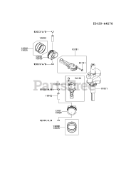 Kawasaki FS481V-AS25 - Kawasaki Engine PISTON/CRANKSHAFT