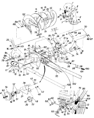 MTD 190-491-000 - MTD 36" Snow Thrower Attachment (1990)