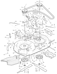 Murray 38706A - Murray 38" Lawn Tractor (1996)