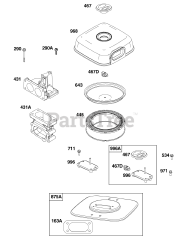 Briggs & Stratton 61H275-0006-E1 - Briggs & Stratton Horizontal Engine
