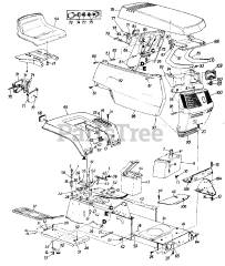 MTD 130-704F - MTD Lawn Tractor (1990)