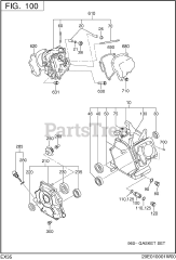 Subaru Robin EX350DS2050 (EX35) - Subaru Robin Engine 100 Crankcase