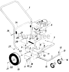 MTD 245-693-000 - MTD Walk-Behind Blower (1985)