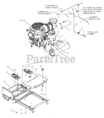 Gravely 994113 - Gravely Pro-Stance 52" Stand-On Mower, Kohler EFI (SN: 000065 - 029999)