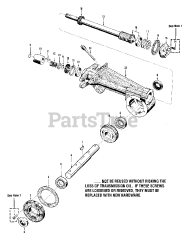 Troy-Bilt 21AE686N063 - Troy-Bilt Rear-Tine Tiller (2003) Tiller Attachment Transmission Assemblies