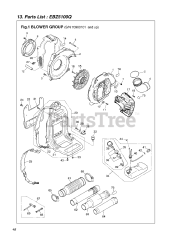 RedMax EBZ 5100 Q - RedMax Backpack Blower (SN: 70900101 & Above)