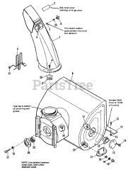 Simplicity 860 S (1691946) - Simplicity 24" Snow Thrower, 8hp