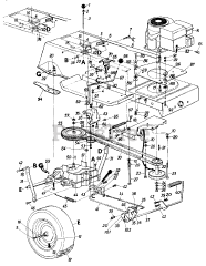 MTD 50690 (136-698-382) - MTD Lawn Tractor (1986) (Greenbrier) Parts Peerless Transaxle