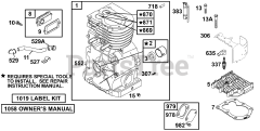 Briggs & Stratton 136217-1018-E1 - Briggs & Stratton Horizontal Engine Cylinder Group