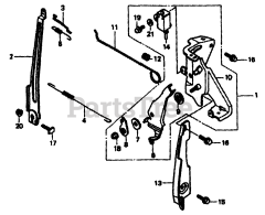 Craftsman 580.762010 (1054-0) - Craftsman 2,000 PSI Pressure Washer Control 1