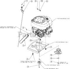 Murray 13AC26JD058 - Murray Lawn Tractor (2016) Engine Accessories