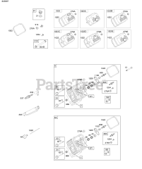 Briggs & Stratton 295447-0141-E1 - Briggs & Stratton Horizontal Engine Cylinder Head, Valves