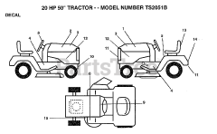 Electrolux/AYP TS 2051 B - Electrolux/AYP Lawn Tractor (1993)