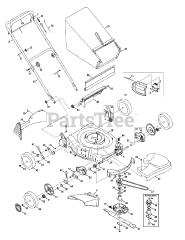 MTD 12A-466Q095 - MTD Pro Walk-Behind Mower (2009)