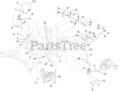 Toro 77285 (2000) - Toro 60" Z Master Zero-Turn Mower (SN: 418100000 - 999999999) Motion Control Assembly