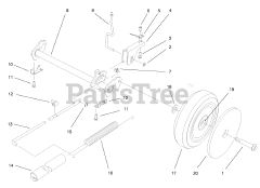 Toro 20804 - Toro 48cm Recycler Walk-Behind Mower (SN: 089000001 - 089999999) (1998)