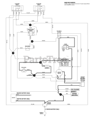 Snapper Pro S 50XT (5900959) - Snapper Pro S50XT Series 48" Zero-Turn Mower, 27hp Briggs & Stratton Electrical Schematic - PTO Clutch Circuit - B&amp;S S/N: 2016499707 &amp; Above