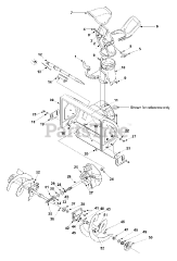 Yard Machines 31A-380D062 - Yard Machines Snow Thrower (2004) (Lowes)
