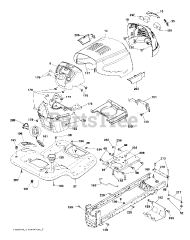 Poulan Pro PB 20H42YT (960420124-05) - Poulan Pro Lawn Tractor (2012-08)