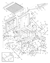 Scag GC-STT-CS72 - Scag Grass Catcher (SN: A8400001 - A8499999) Hopper Components