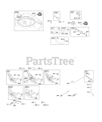 Briggs & Stratton 12F802-0869-01 - Briggs & Stratton Vertical Engine Controls, Fuel Supply, Governor Spring