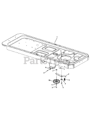 MTD 17AE2ACG004 - MTD Gold Zero-Turn Mower (2009) Frame &amp; Drive Idler Assembly