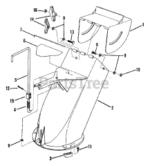 Snapper 3202S (86480) - Snapper 20" Snow Thrower, 3hp Discharge Parts